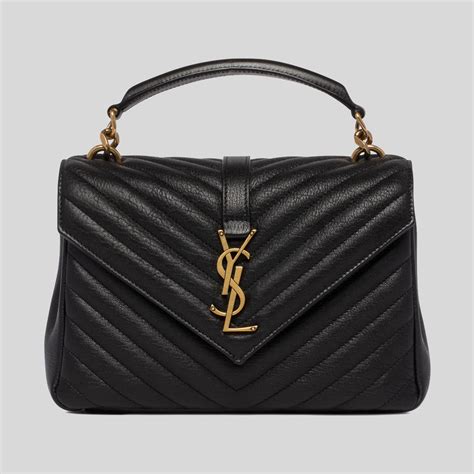 ysl 600279|COLLEGE MEDIUM IN QUILTED LEATHER .